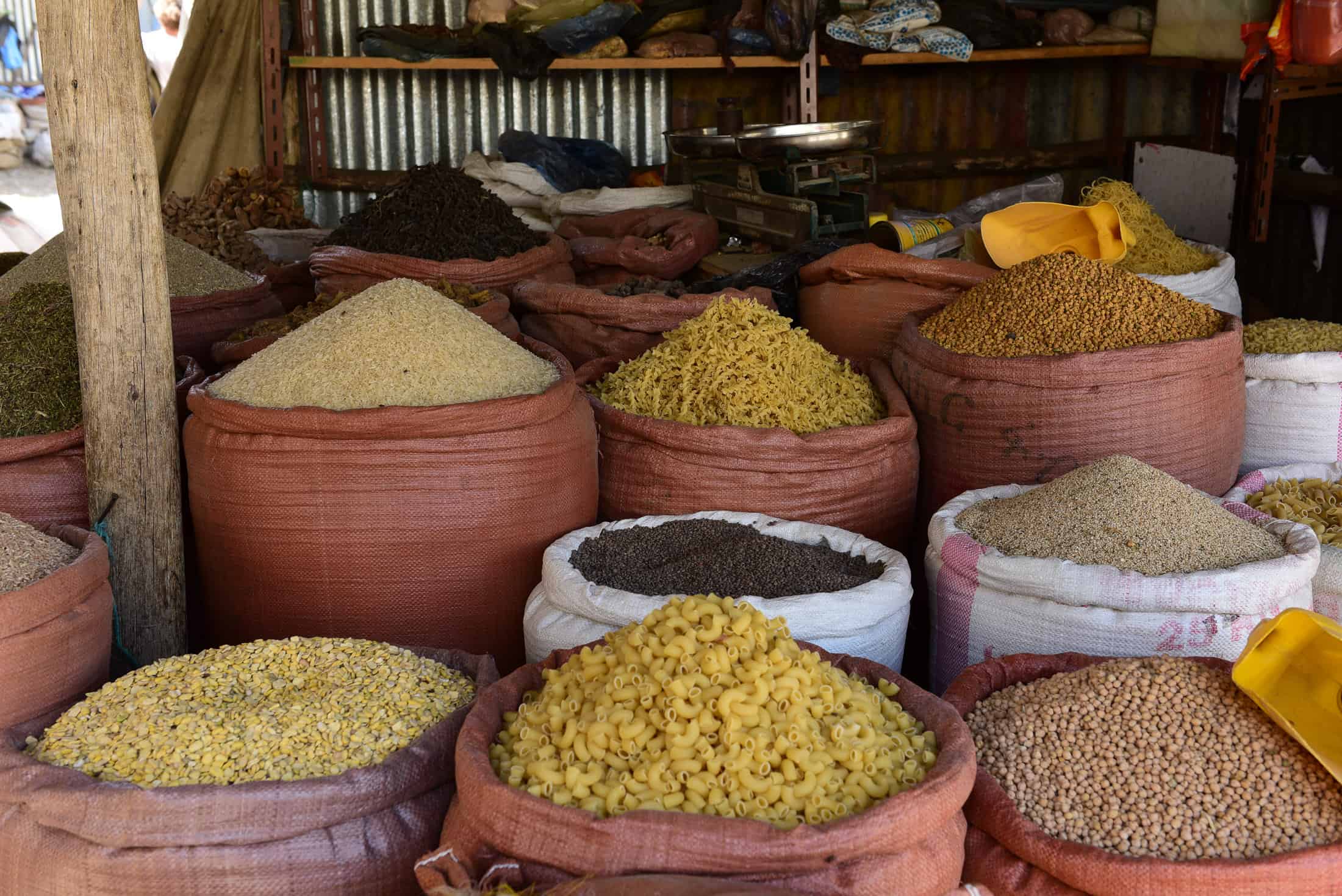 Pasta market in Mekele Monika Salzmann Travel Photography
