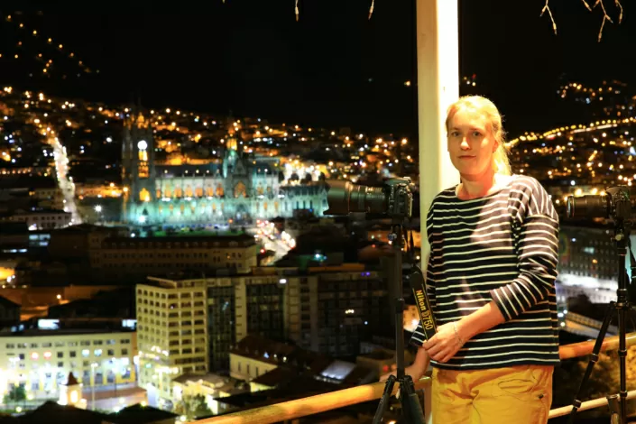 Night photography in Quito